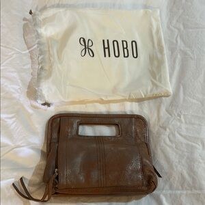 HOBO Brown Leather Wallets with Vintage Texture
